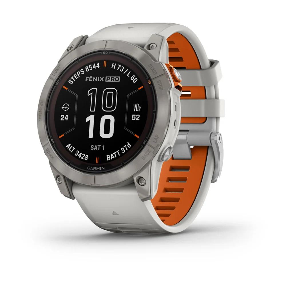 Đồng Hồ Garmin Fēnix 7X Pro–Sapphire Solar Edition Xám 51 mm